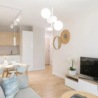 Vermietung einer stilvollen 2-Zimmer-Wohnung, 42 m², Stadtteil Czyżyny, Krakau, Polen